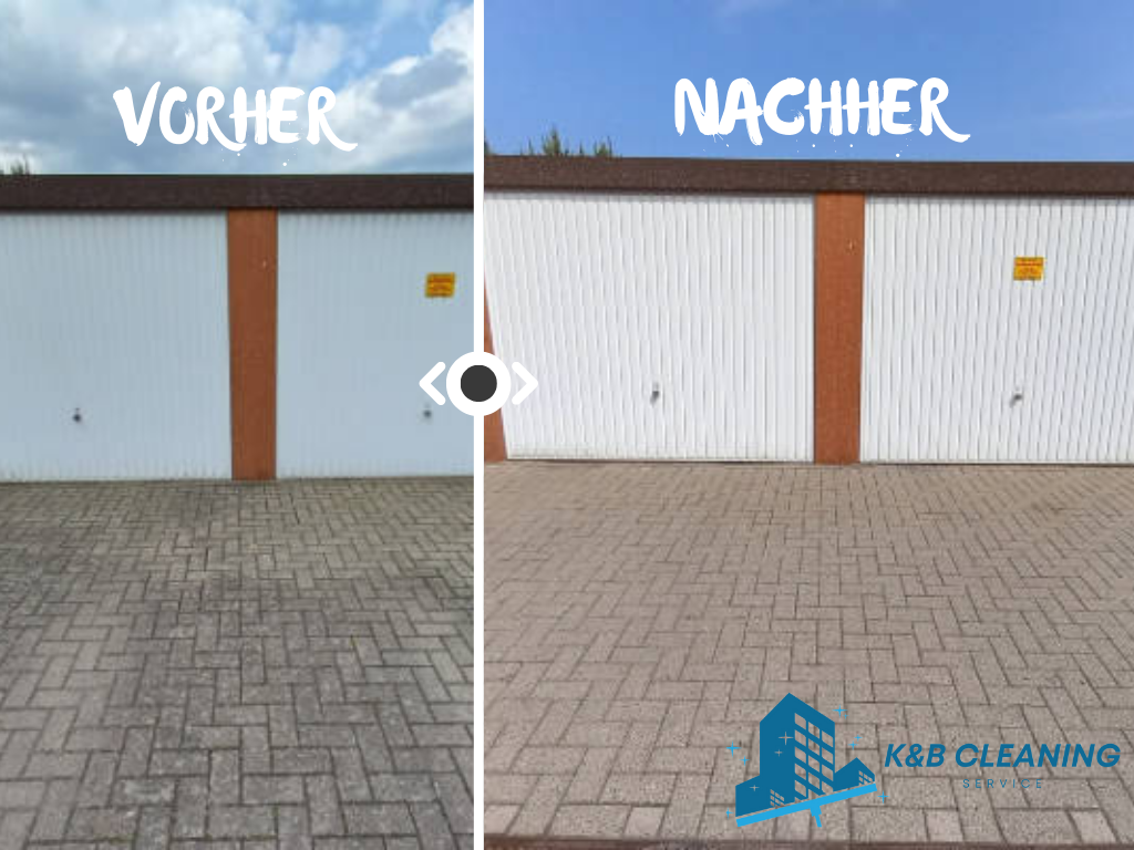 Steinreinigung vorher nachher vergleich